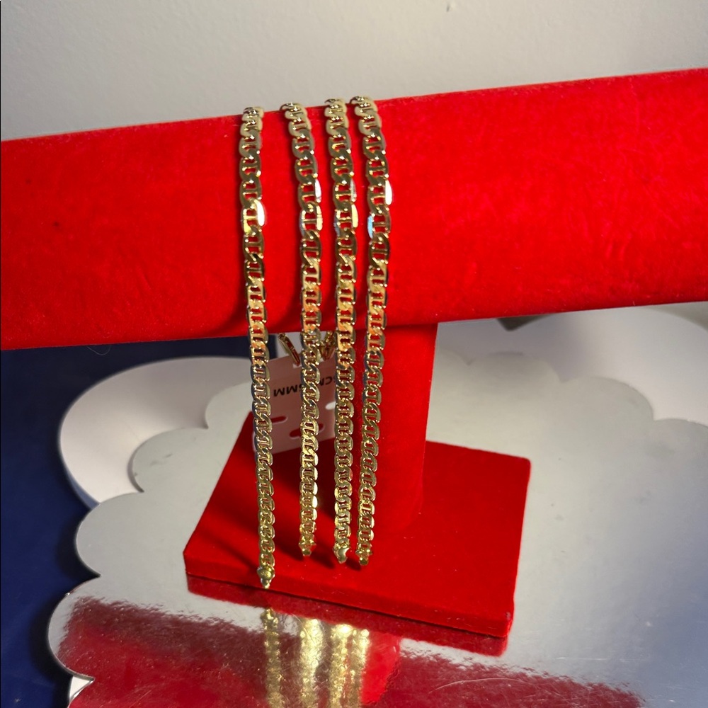 Elegant 14 Gold Plated Ankle Bracelet